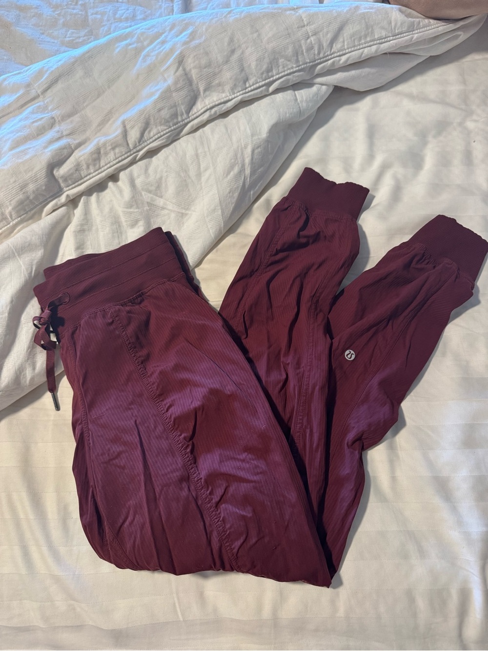 lululemon athletica Maroon Track Joggers